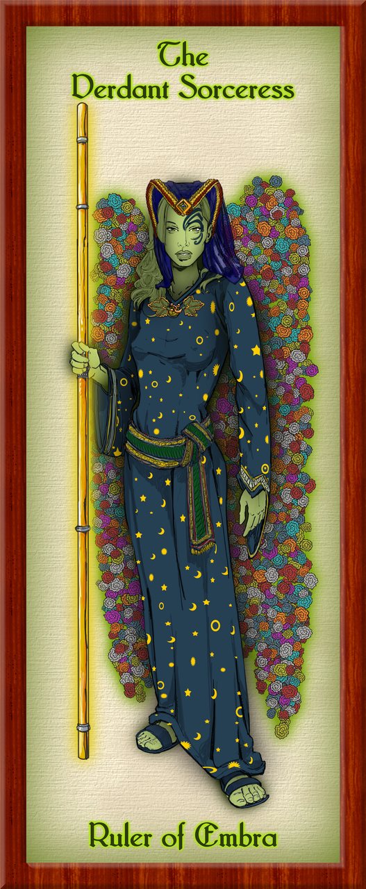Nibirum Map: the verdant sorceress by Wyvern